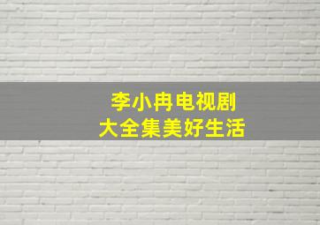 李小冉电视剧大全集美好生活