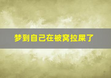 梦到自己在被窝拉屎了