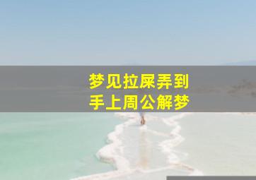 梦见拉屎弄到手上周公解梦