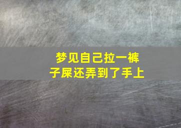 梦见自己拉一裤子屎还弄到了手上