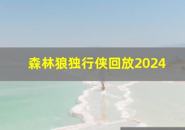 森林狼独行侠回放2024