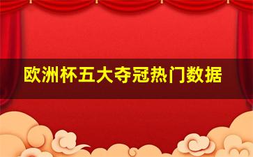 欧洲杯五大夺冠热门数据