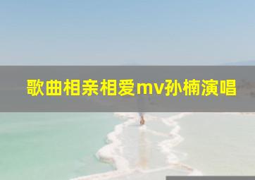 歌曲相亲相爱mv孙楠演唱