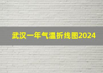 武汉一年气温折线图2024