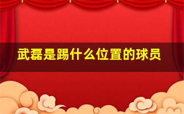 武磊是踢什么位置的球员