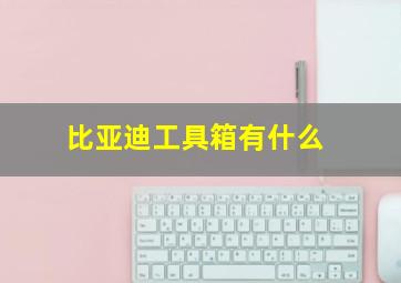 比亚迪工具箱有什么