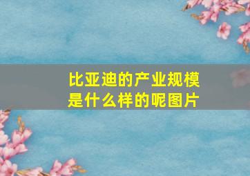 比亚迪的产业规模是什么样的呢图片