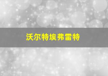 沃尔特埃弗雷特