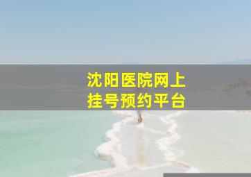 沈阳医院网上挂号预约平台