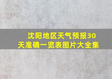 沈阳地区天气预报30天准确一览表图片大全集