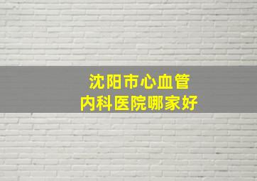 沈阳市心血管内科医院哪家好