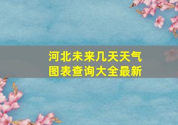 河北未来几天天气图表查询大全最新