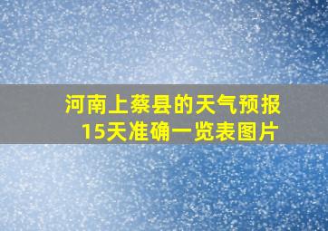 河南上蔡县的天气预报15天准确一览表图片