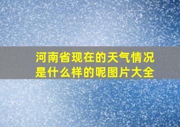 河南省现在的天气情况是什么样的呢图片大全