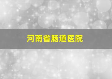 河南省肠道医院