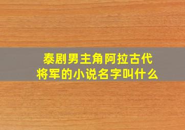 泰剧男主角阿拉古代将军的小说名字叫什么