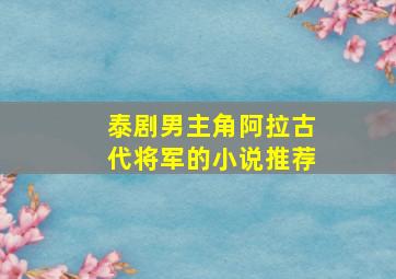 泰剧男主角阿拉古代将军的小说推荐