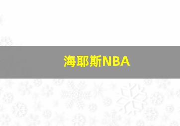 海耶斯NBA