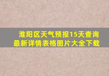 淮阳区天气预报15天查询最新详情表格图片大全下载