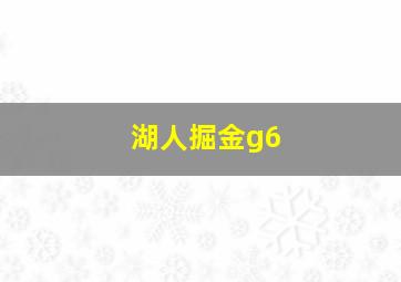 湖人掘金g6