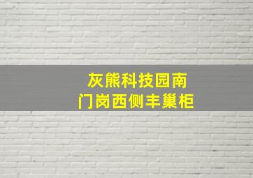 灰熊科技园南门岗西侧丰巢柜