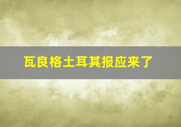 瓦良格土耳其报应来了