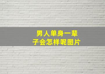 男人单身一辈子会怎样呢图片