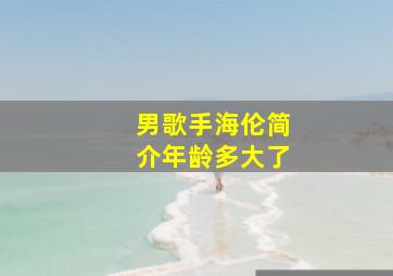 男歌手海伦简介年龄多大了