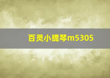 百灵小提琴m5305