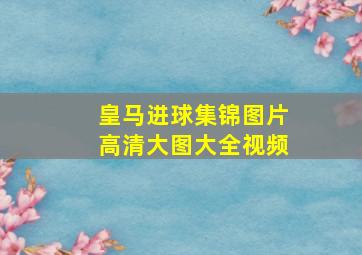 皇马进球集锦图片高清大图大全视频