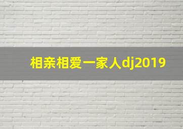 相亲相爱一家人dj2019