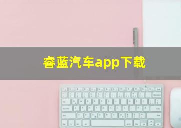 睿蓝汽车app下载