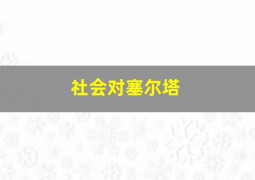 社会对塞尔塔