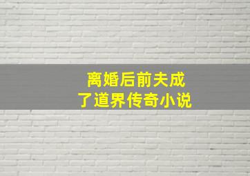 离婚后前夫成了道界传奇小说