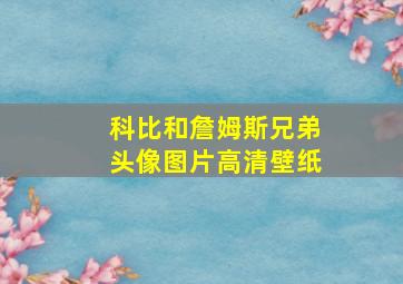 科比和詹姆斯兄弟头像图片高清壁纸