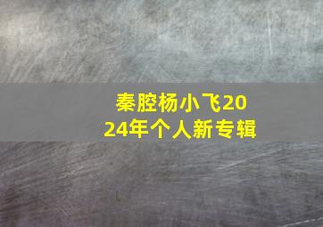 秦腔杨小飞2024年个人新专辑