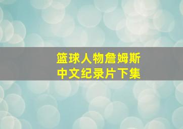 篮球人物詹姆斯中文纪录片下集