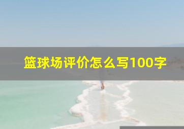 篮球场评价怎么写100字