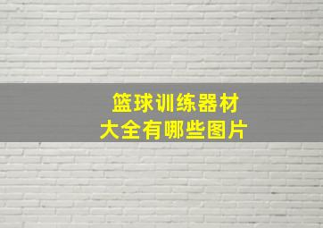 篮球训练器材大全有哪些图片