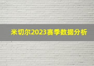 米切尔2023赛季数据分析