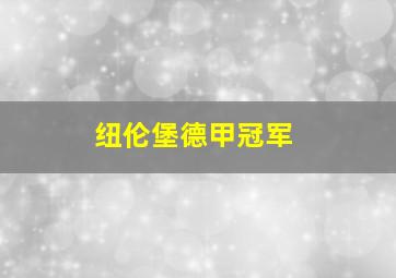 纽伦堡德甲冠军