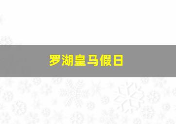 罗湖皇马假日