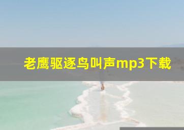 老鹰驱逐鸟叫声mp3下载