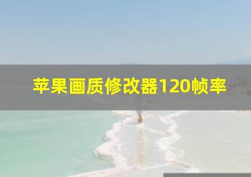 苹果画质修改器120帧率