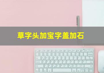 草字头加宝字盖加石