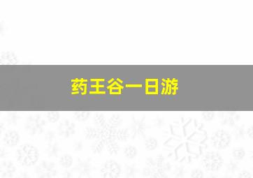 药王谷一日游