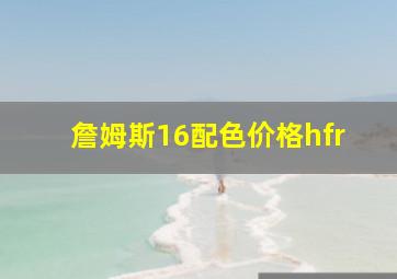 詹姆斯16配色价格hfr