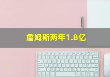 詹姆斯两年1.8亿