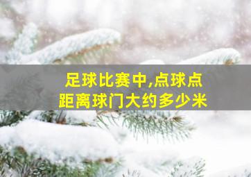 足球比赛中,点球点距离球门大约多少米