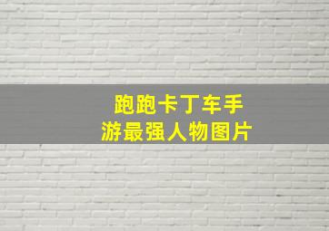 跑跑卡丁车手游最强人物图片